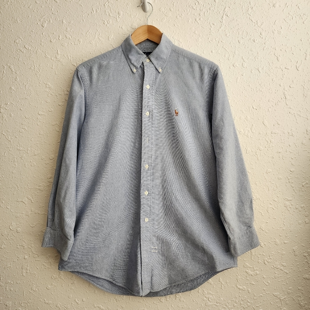 Vintage Ralph Lauren 100% Cotton Men's Button Down Longsleeve Shirt